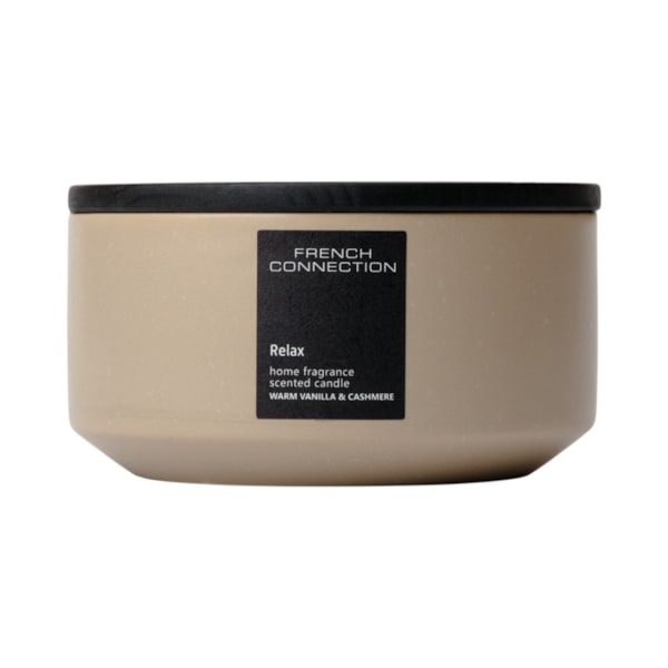 Warm Vanilla and Cashmere Candle by French Connection 405g Warm Vanilla and Cashmere Candle by French Connection 405g