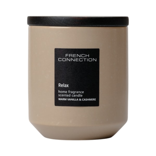 Warm Vanilla and Cashmere Candle by French Connection 238g Warm Vanilla and Cashmere Candle by French Connection 238g
