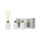White Collection Trio of Reed Diffusers Set by French Connection 3 x 50ml