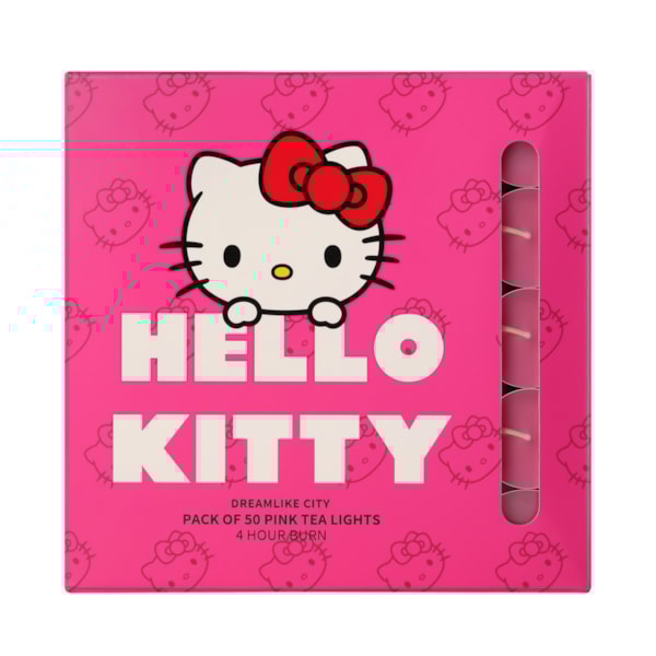 Hello Kitty Pink Tealights Pack 50 Hello Kitty Pink Tealights Pack 50
