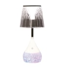 Etched Shade LED Colour Changing Glitter Lamp 13 x 28cm Etched Shade LED Colour Changing Glitter Lamp 13 x 28cm