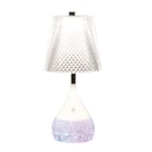 Diamond Shade LED Colour Changing Glitter Lamp 13 x 28cm Diamond Shade LED Colour Changing Glitter Lamp 13 x 28cm