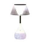 Lined Shade LED Colour Changing Glitter Lamp 15 x 28cm Lined Shade LED Colour Changing Glitter Lamp 15 x 28cm