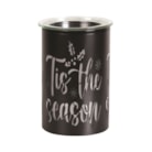 LED Melter Tis The Season Black 12cm LED Melter Tis The Season Black 12cm
