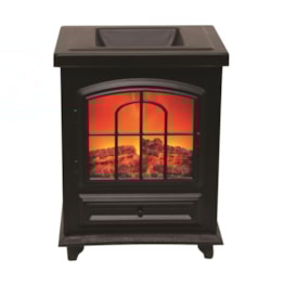 Log Burner Electric Wax Melter Black 16cm Log Burner Electric Wax Melter Black 16cm