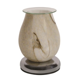 Electric Wax Melter Touch - Natural Swirl Oval 16cm Electric Wax Melter Touch - Natural Swirl Oval 16cm
