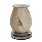 Electric Wax Melter Touch - Natural Swirl Oval 16cm Electric Wax Melter Touch - Natural Swirl Oval 16cm