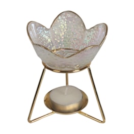 Wax Melt Burner - Petal Clear 11cm Wax Melt Burner - Petal Clear 11cm