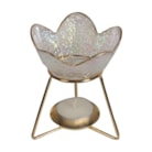 Wax Melt Burner - Petal Clear 11cm Wax Melt Burner - Petal Clear 11cm