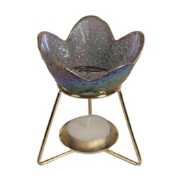 Wax Melt Burner - Petal Grey 11cm Wax Melt Burner - Petal Grey 11cm