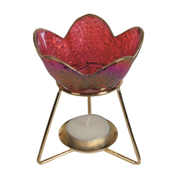 Wax Melt Burner - Petal Red 11cm Wax Melt Burner - Petal Red 11cm