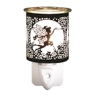 Wax Melter Plug In - Black & Gold Silhouette Fly Fairy 13cm Wax Melter Plug In - Black & Gold Silhouette Fly Fairy 13cm