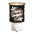 Wax Melter Plug In - Black & Gold Silhouette Merry 13cm Wax Melter Plug In - Black & Gold Silhouette Merry 13cm