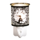 Wax Melter Plug In - Black & Gold Silhouette Seated Fairy 13cm Wax Melter Plug In - Black & Gold Silhouette Seated Fairy 13cm