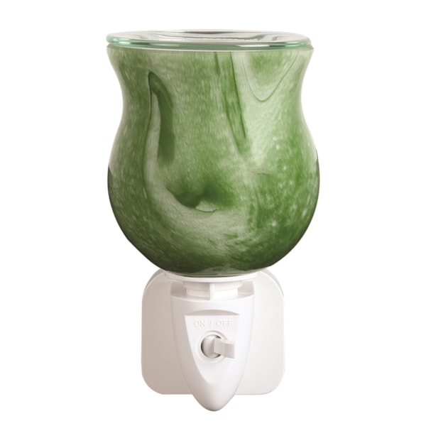 Wax Melter Plug In - Green Swirl 12cm Wax Melter Plug In - Green Swirl 12cm