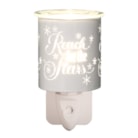 Wax Melter Plug In - White & Gold Silhouette Reach 13cm Wax Melter Plug In - White & Gold Silhouette Reach 13cm
