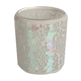 Pearl Crackle Votive Holder Pearl Crackle Votive Holder