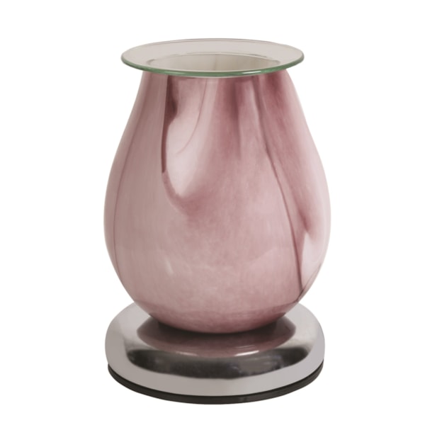 Electric Wax Melter Touch - Purple Swirl Oval 16cm Electric Wax Melter Touch - Purple Swirl Oval 16cm