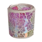 Rainbow Crackle Votive Holder Rainbow Crackle Votive Holder