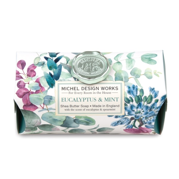 Eucalyptus & Mint Bath Soap Bar by Michel Design Works Eucalyptus & Mint Bath Soap Bar by Michel Design Works