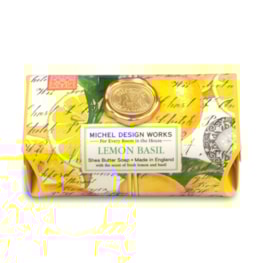 Lemon Basil Bath Soap Bar by Michel Design Works Lemon Basil Bath Soap Bar by Michel Design Works