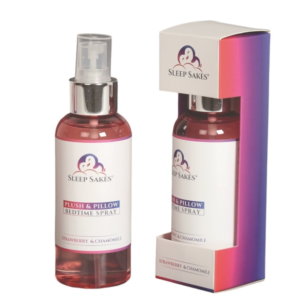 Strawberry and Chamomile Fragranced Spray by Sleep Sakes 120ml Strawberry and Chamomile Fragranced Spray by Sleep Sakes 120ml