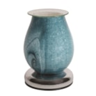 Electric Wax Melter Touch - Teal Swirl Oval 16cm Electric Wax Melter Touch - Teal Swirl Oval 16cm