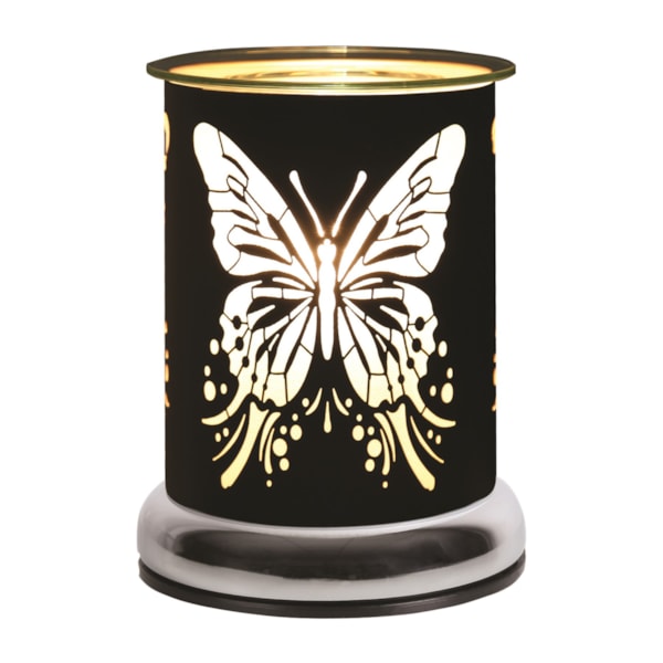Electric Wax Melter Touch - Black Silhouette Butterfly 17cm Electric Wax Melter Touch - Black Silhouette Butterfly 17cm