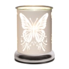 Electric Wax Melter Touch - White Silhouette Butterfly 17cm Electric Wax Melter Touch - White Silhouette Butterfly 17cm