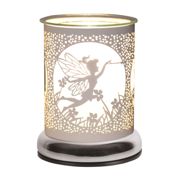 Electric Wax Melter Touch - White Silhouette Fairy 17cm Electric Wax Melter Touch - White Silhouette Fairy 17cm