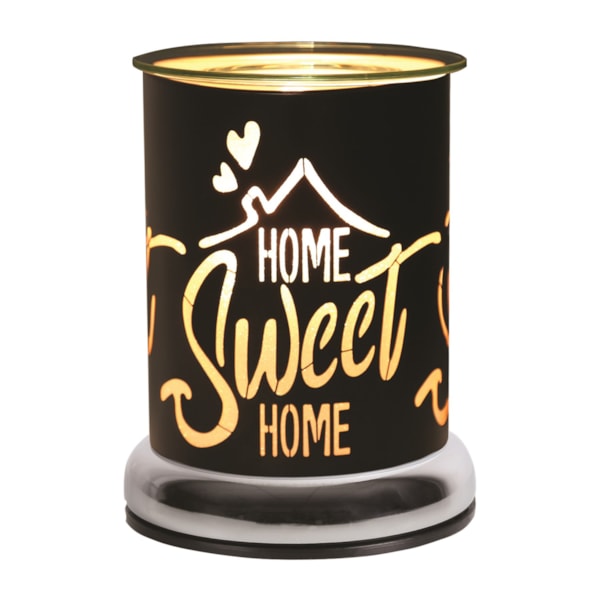 Electric Wax Melter Touch - Black Silhouette Home 17cm Electric Wax Melter Touch - Black Silhouette Home 17cm