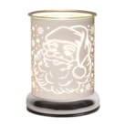 Electric Wax Melter Touch - White Silhouette Santa 17cm Electric Wax Melter Touch - White Silhouette Santa 17cm