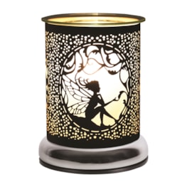 Electric Wax Melter Touch - Black Silhouette Seated Fairy 17cm Electric Wax Melter Touch - Black Silhouette Seated Fairy 17cm