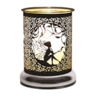 Electric Wax Melter Touch - Black Silhouette Seated Fairy 17cm Electric Wax Melter Touch - Black Silhouette Seated Fairy 17cm
