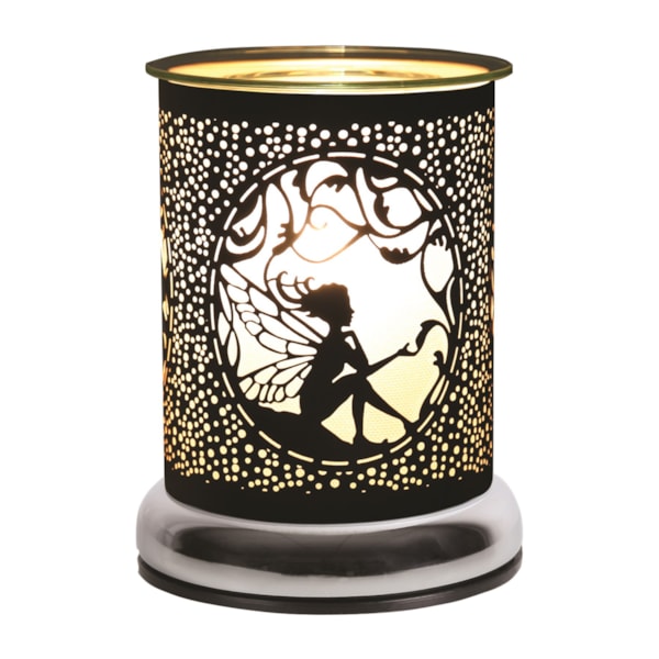 Electric Wax Melter Touch - Black Silhouette Seated Fairy 17cm Electric Wax Melter Touch - Black Silhouette Seated Fairy 17cm