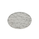 Candle Plate - Textured Silver Glass 15cm Candle Plate - Textured Silver Glass 15cm