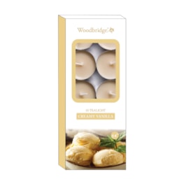 Pack 10 Tealights Creamy Vanilla by Woodbridge