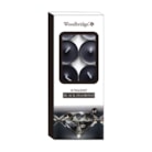 Pack 10 Tealights Black Diamond by Woodbridge