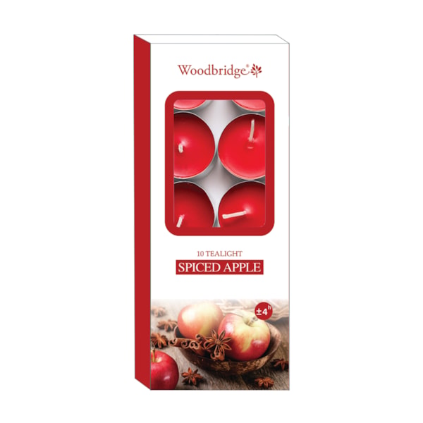 Pack 10 Tealights Spiced Apple by Woodbridge Pack 10 Tealights Spiced Apple by Woodbridge