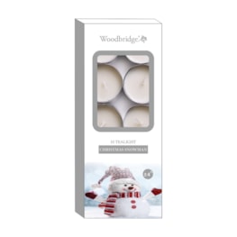 Pack 10 Tealights Christmas Snowman Man by Woodbridge Pack 10 Tealights Christmas Snowman Man by Woodbridge