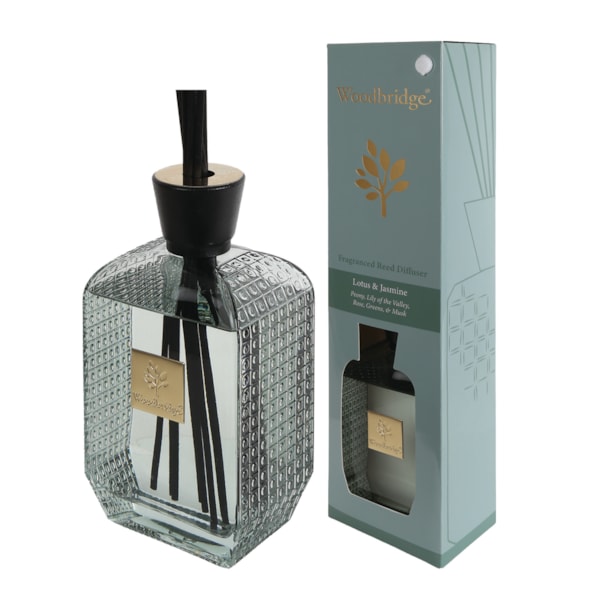 Woodbridge 800ml Reed Diffuser – Lotus & Jasmine Woodbridge 800ml Reed Diffuser – Lotus & Jasmine