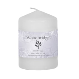 White Unscented Pillar Candle 10x7cm White Unscented Pillar Candle 10x7cm