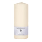 Ivory Unscented Pillar Candle 25x10cm Ivory Unscented Pillar Candle 25x10cm
