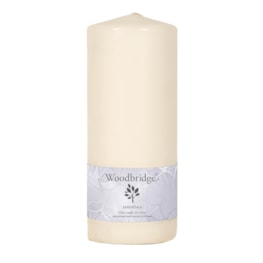 Ivory Unscented Pillar Candle 25x10cm Ivory Unscented Pillar Candle 25x10cm