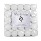White Unscented Long Burn Tealights Pack of 25 White Unscented Long Burn Tealights Pack of 25