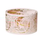 Carousel Shade Metal Silhouette - White and Gold Deer 13cm Carousel Shade Metal Silhouette - White and Gold Deer 13cm