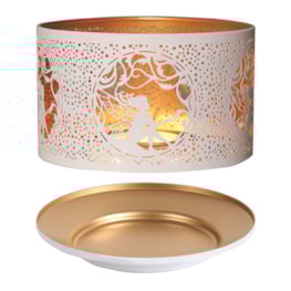 Jar Shade & Tray Set Metal Silhouette - White Seat Fairy Jar Shade & Tray Set Metal Silhouette - White Seat Fairy