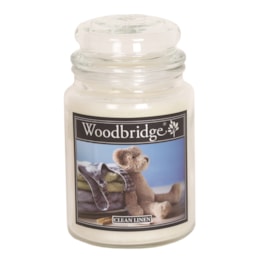 Clean Linen Woodbridge Large Scented Candle Jar Clean Linen Woodbridge Large Scented Candle Jar