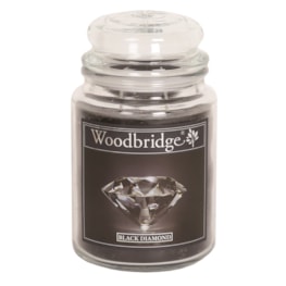 Black Diamond Woodbridge Large Scented Candle Jar Black Diamond Woodbridge Large Scented Candle Jar
