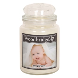 Baby Powder Woodbridge Large Scented Candle Jar Baby Powder Woodbridge Large Scented Candle Jar